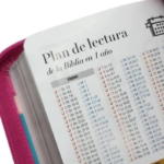 Biblia Reina Valera 1960, Tamaño Bolsillo con cierre Turquesa Rosa - Imagen 3