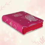 Biblia Reina Valera 1960 Mediana, Fucsia Mariposa Con Cierre - Imagen 2