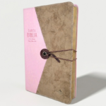 Biblia RV1960 Vintage Rosa, Elástico Letra Grande 11 puntos
